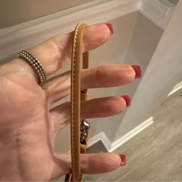 VINTAGE Coach Patchwork Suede Wristlet in Brown, Orange & Gold - Picture 10 of 15